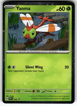 Yanma 185 SV: Scarlet & Violet Promo Cards NM Pokemon Card TCG - Image 1