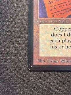 Magic The Gathering MTG - Copper Tablet - LEB - Beta - NM - Image 3