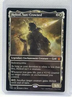 MTG Heliod, Sun-Crowned Theros Beyond Death Showcase Regular Mythic NM 259 - Image 1