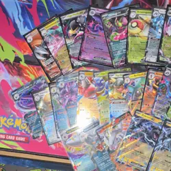 36 Pokemon EX GX Holo Card Lot Zekrom Salamence Mewtwo Ho-Oh Blissey Mega Etc - Image 2
