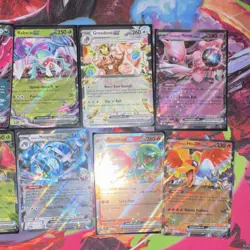36 Pokemon EX GX Holo Card Lot Zekrom Salamence Mewtwo Ho-Oh Blissey Mega Etc - Image 4