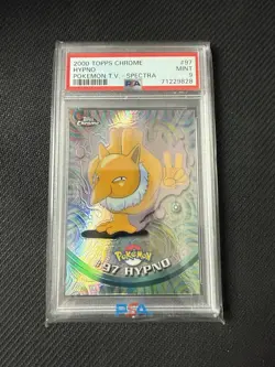 2000 TOPPS CHROME Hypno Pokemon T.V. Spectra PSA 9 MINT - Image 1
