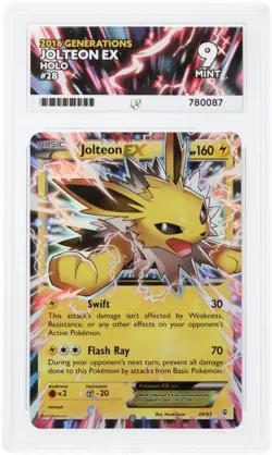 Pokemon Jolteon EX 28/83 Generations Holo - ACE 9 - Image 1