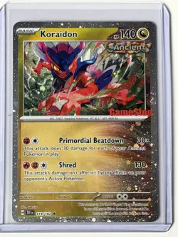 Koraidon 119/162 Gamestop Promo Pokemon English Stamped Holo Promo 2024 - Image 1
