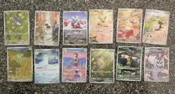 Pokemon Illustration Rare Lot Of 12 - Image 1