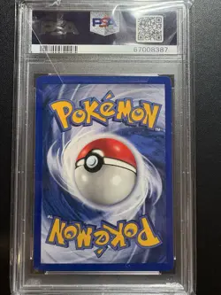 1999 Pokemon #32 Kadabra 1st Edition Shadowless PSA 7 - Image 2