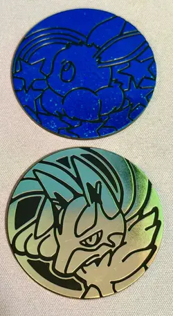 Lot of 6 Pokemon Coins Mix - Mega Gengar, Gardevoir, Lucario, Eevee - Image 3
