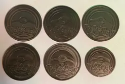 Lot of 6 Pokemon Coins Mix - Mega Gengar, Gardevoir, Lucario, Eevee - Image 5