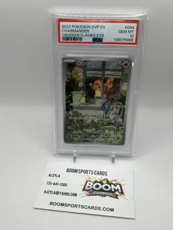 Charmander ⭐ 044/197 Obsidian Flames Elite Trainer Box 2023 Pokemon PSA 10 - Image 1
