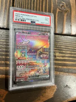 Pokemon TCG Mew ex 053 SVP Scarlet & Violet Promo Full Art Holo PSA 9 English - Image 1