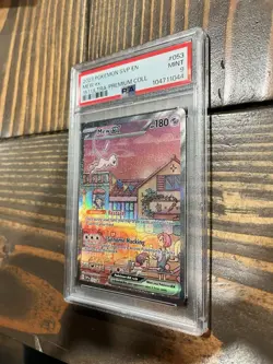 Pokemon TCG Mew ex 053 SVP Scarlet & Violet Promo Full Art Holo PSA 9 English - Image 2