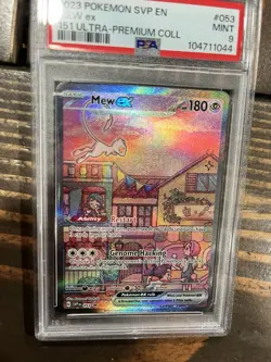 Pokemon TCG Mew ex 053 SVP Scarlet & Violet Promo Full Art Holo PSA 9 English - Image 3
