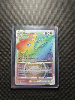 Pokemon Card Dragonite VSTAR 081/078 Secret Rare Pokemon GO Near Mint - Image 1