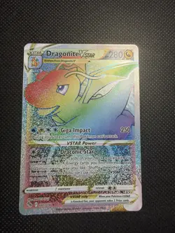 Pokemon Card Dragonite VSTAR 081/078 Secret Rare Pokemon GO Near Mint - Image 3