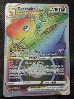 Pokemon Card Dragonite VSTAR 081/078 Secret Rare Pokemon GO Near Mint - Image 4