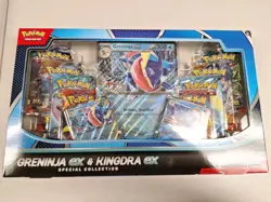 Pokemon TCG Greninja EX and Kingdra EX Special Collection Box Sealed - Image 1