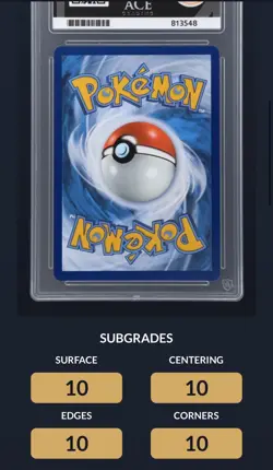 Pokemon Mew EX Black Star Promo TCG Card SVP053 151 ACE 10 (PERFECT SUBGRADES) - Image 3