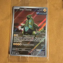 Pokemon TCG Promo - Iron Thorns SVP 098 Pokemon Center Stamp Sealed - Image 1
