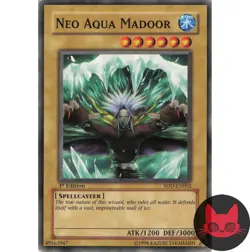 Yugioh Neo Aqua Madoor SOD-EN002 Common 1st Edition LP - Image 1