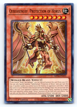 Qebehsenuef, Protection Of Horus - MP24-EN235 - Ultra Rare 1st Edition Yugioh - Image 1