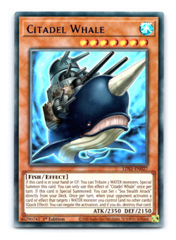 Citadel Whale - LDS1-EN027 - BLUE Ultra Rare - 1st Edition - Yugioh - Image 1