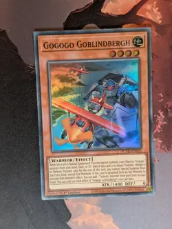 Gogogo Goblindbergh DUAD-EN003 Super Rare 1st Edition YuGiOh TCG Card - Image 1