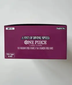 One Piece TCG OP-11 A Fist Of Divine Speed Booster Box English - New Unsealed - Image 4