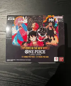 One Piece TCG OP-09 Emperors in the New World Booster Box New & Unsealed - Image 1