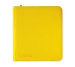 Vault X Sunrise Yellow 12-Pocket XL Exo-Tec Zip Binder - 624 Cards - New - Image 2