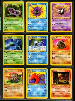 1999 Pokemon 1ST EDITION Fossil Set COMPLETE Non Holo UNCOMMON COMMON Cards MINT - Image 2