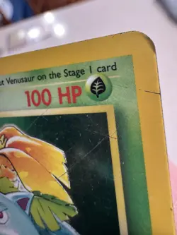 Venusaur Base Set Unlimited Holo Rare Card 15/102 Vintage HP Pokemon - Image 4