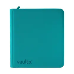 Vault X Ocean Blue 12-Pocket Exo-Tec Zip Binder - 480 Cards - New - Image 1