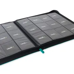 Vault X Ocean Blue 12-Pocket Exo-Tec Zip Binder - 480 Cards - New - Image 3