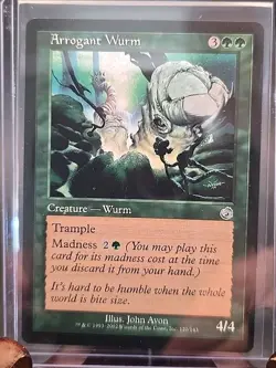 Arrogant Wurm Torment MTG Regular Lightly Played - Image 3