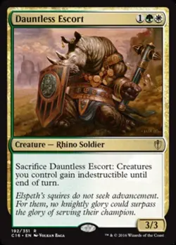 1x Dauntless Escort NM-Mint, English Commander 2016 MTG Magic - Image 1