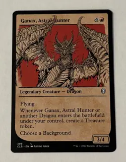 MTG Ganax, Astral Hunter SHOWCASE CLB: Battle For Baldur’s Gate LP - Image 1