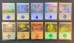 MTG - Basic Land Set (#310-319) - FOIL - Modern Horizons 3 - Image 1