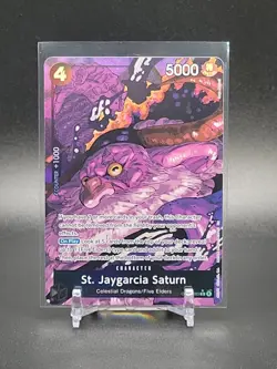 One Piece TCG St. Jaygarcia Saturn (Alternate Art) OP13-083 Carrying On His Will - Image 2