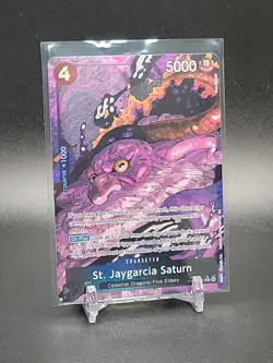 One Piece TCG St. Jaygarcia Saturn (Alternate Art) OP13-083 Carrying On His Will - Image 3