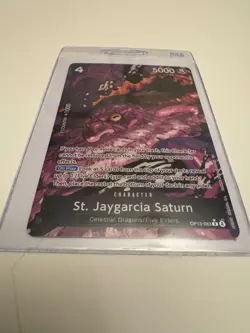 St. Jaygarcia Saturn Alternate Art OP13-083 Carrying On His Will One Piece TCG ! - Image 1