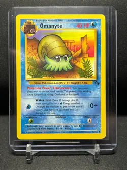 Omanyte 52/62 Pokemon 1999 Fossil - LP - Image 1