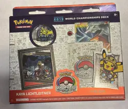 POKEMON TCG: 2019 World Championship Deck-KAYA LICHTLEITNER Fire Box Read Descrp - Image 1