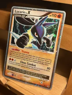Pokemon TCG Lucario LV X Promo Holo Great Encounters - Image 3