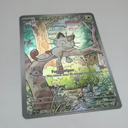 Pokemon TCG Meowth 106/094 Illustration Rare Holo Me02: Phantasmal Flames 2025 - Image 3