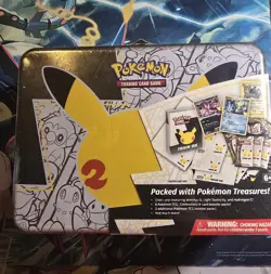 Pokemon 25th Anniversary Celebrations Treasure Chest Lunchbox Tin Factory SEALED - Image 1