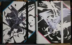 Pokemon TCG Black Bolt White Flare 2 Binders And 1 Poster Brand New - Image 1