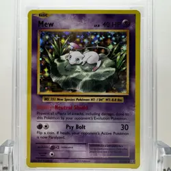 2016 POKEMON XY EVOLUTIONS #53 MEW-HOLO - PSA 8 NEAR MINT / MINT - Image 3