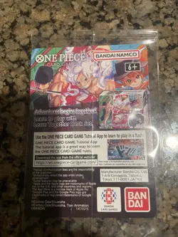 One Piece Bandai Namco Monkey D. Luffy US Voyage Promo Holo Full Art Gonzaga - Image 2