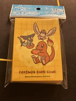 Japanese Pokemon Center Card Sleeves Charmander Friends -BRAND NEW US Seller (J3 - Image 2