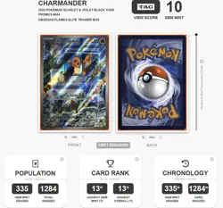 Charmander 044 Sv: Scarlet & Violet Promo Cards Holo TAG 10 Rank 13 - Image 3